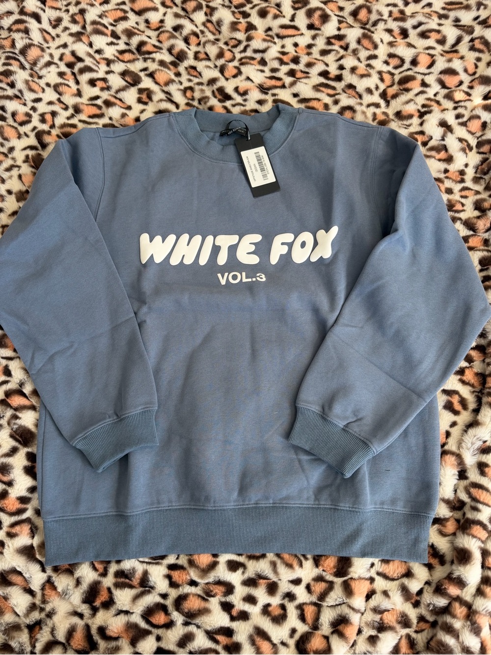 NWT White Fox crewneck size S/M